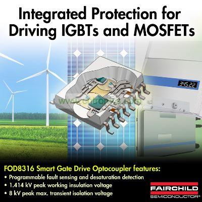 飛兆半導體推出最新智能型柵極驅(qū)動光耦合器