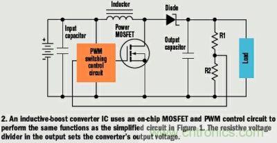 簡化的電感型DC-DC轉(zhuǎn)換器電路