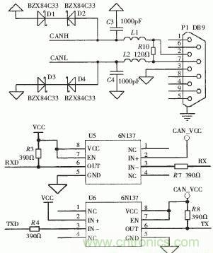 CANsmc濾波隔離電路圖