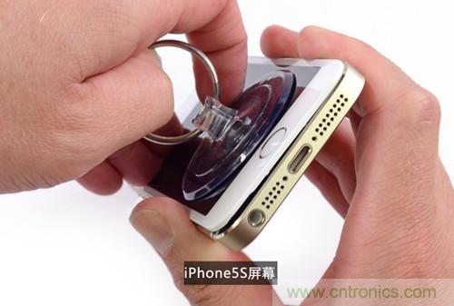 土豪金iPhone 5S拆解：內(nèi)部結(jié)構(gòu)升級(jí)，維修難度增加