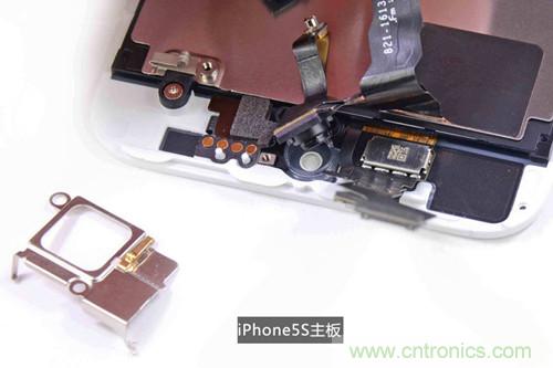 土豪金iPhone 5S拆解：內(nèi)部結(jié)構(gòu)升級(jí)，維修難度增加