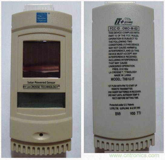 圖1：拆解前TX61U-IT的正面和背面圖片。