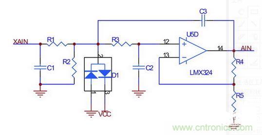 橫擺角速度、縱向/橫向加速度傳感器接口電路