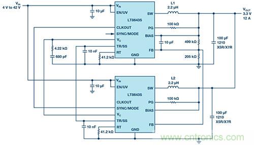 42 V、6 A（峰值7 A）、超低EMI輻射、高效率降壓型穩(wěn)壓器