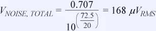 信號鏈中放大器噪聲對總噪聲有多少貢獻？