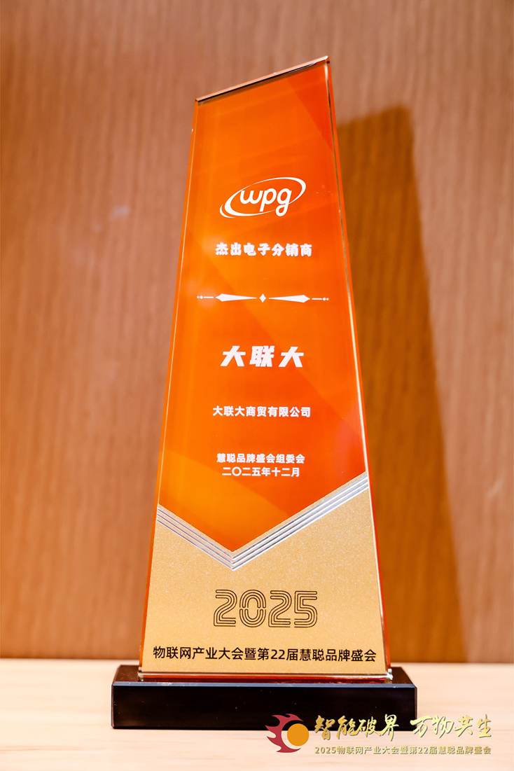 二十載深耕，今朝加冕：大聯(lián)大獲物聯(lián)網大會公認“杰出電子分銷商”殊榮