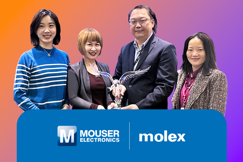 七連冠！貿(mào)澤電子蟬聯(lián)Molex亞太區(qū)年度電子目錄代理商大獎